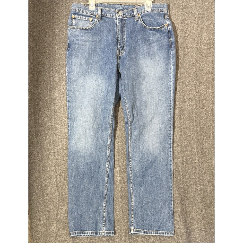 Levi's 514 Straight Fit Men's Jean Denim Blue Size 36‎ Waist 32 Length Cotton